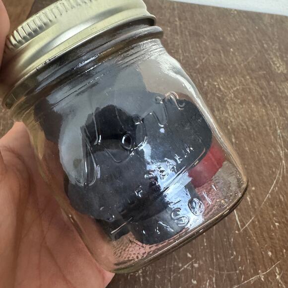 Armstrong Tires Rubber Checkers Ounce of Prevention Advertising Kerr Mason Jar - Picture 6 of 10